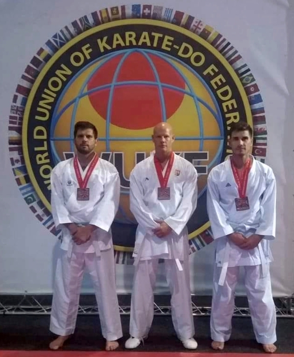 Balla Zoltán - Papp Norbert - Pénzes Tamás - Európa-bajnoki bronzérmes kumite csapat